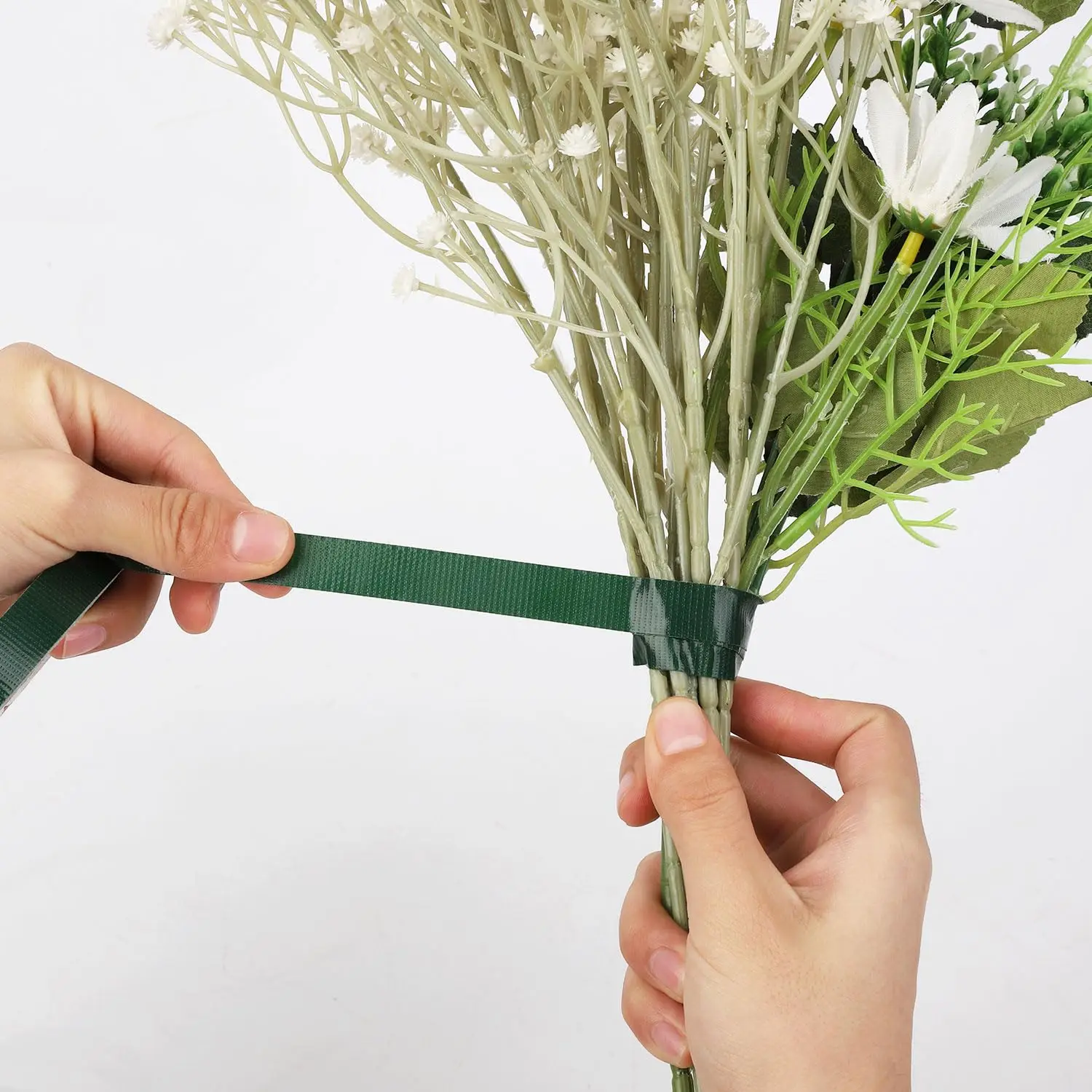 Florist Flower Supply - 12 ม้วน 15 หลา เทปพันก้านดอกไม้ เทปสำหรับช่างจัดดอกไม้