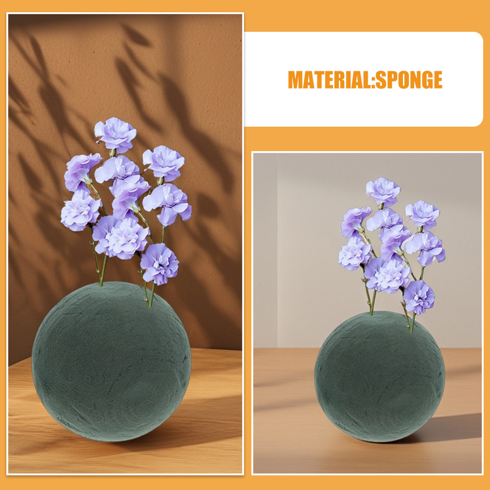 โฟมจัดดอกไม้ทรงกลม 2 ชิ้น ใช้ซ - Florist Flower Supply บทวิจารณ์และราคา