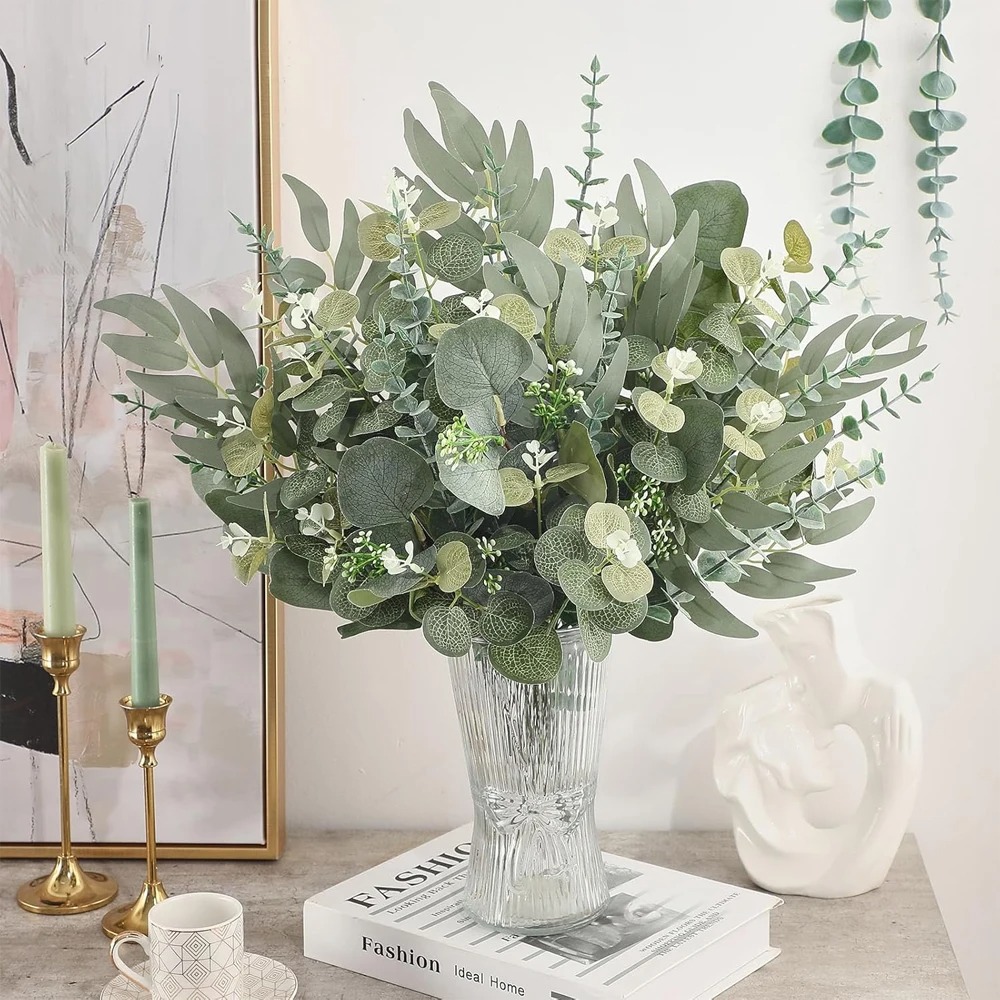 20 ชิ้นใบยูคาลิปตัสก้านพืชประด - Florist Supply Bulk บทวิจารณ์และราคา