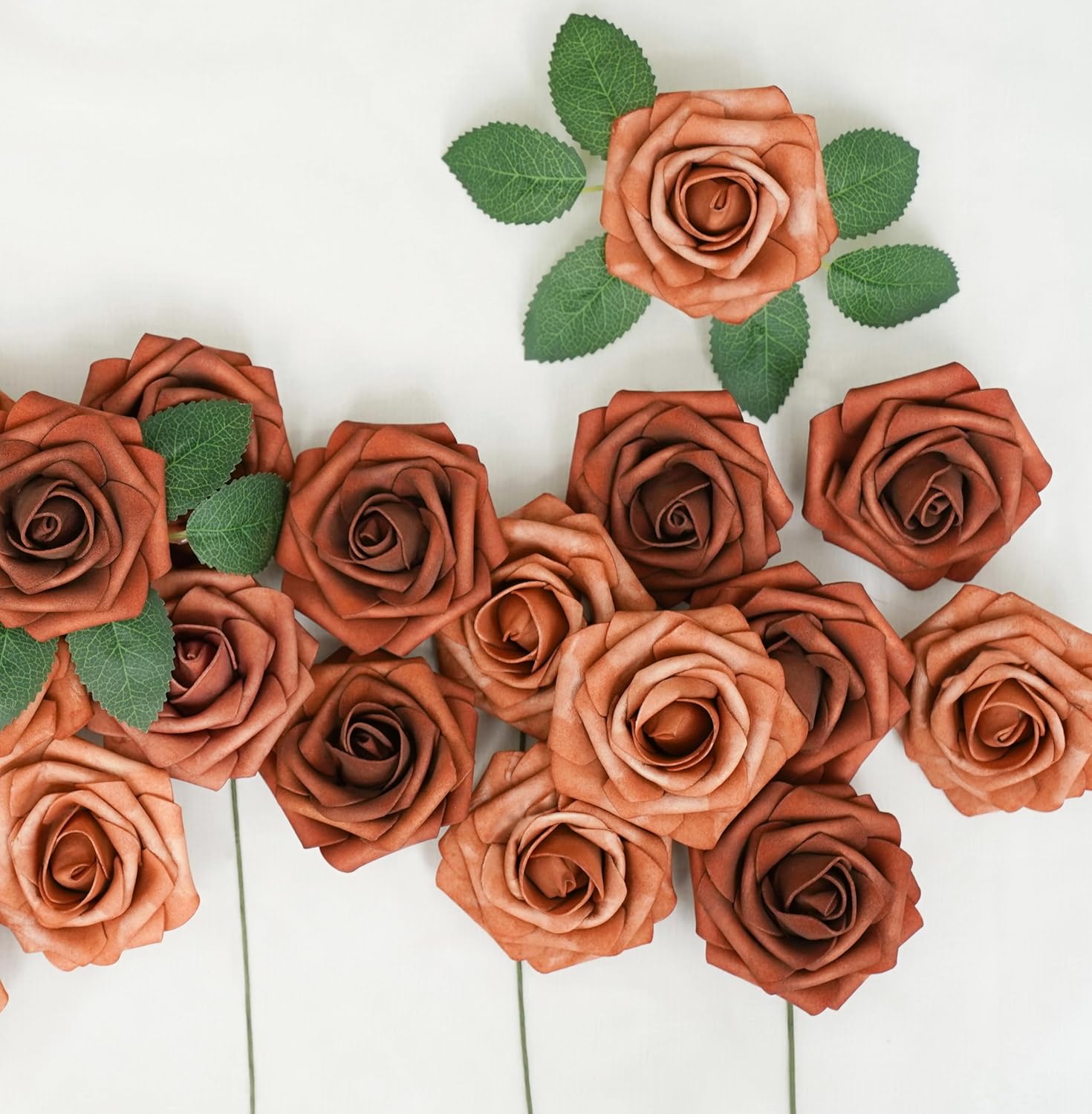 ดอกกุหลาบประดิษฐ์ 25 ชิ้น สำหร - Florist Supply Bulk บทวิจารณ์และราคา