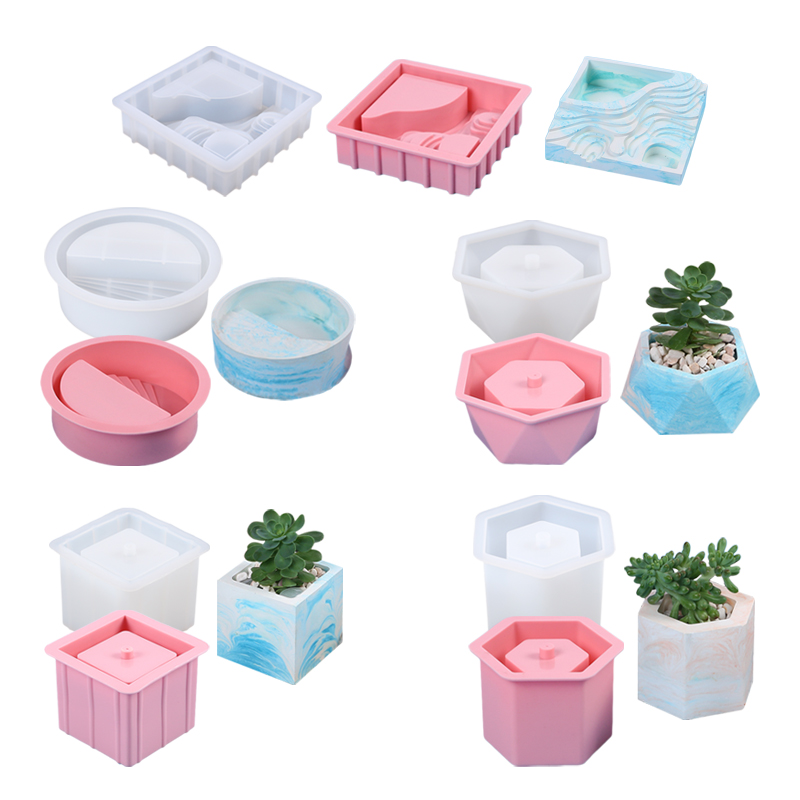 แม่พิมพ์ซิลิโคนสำหรับกระถางต้น - Florist Supply Vases บทวิจารณ์และราคา