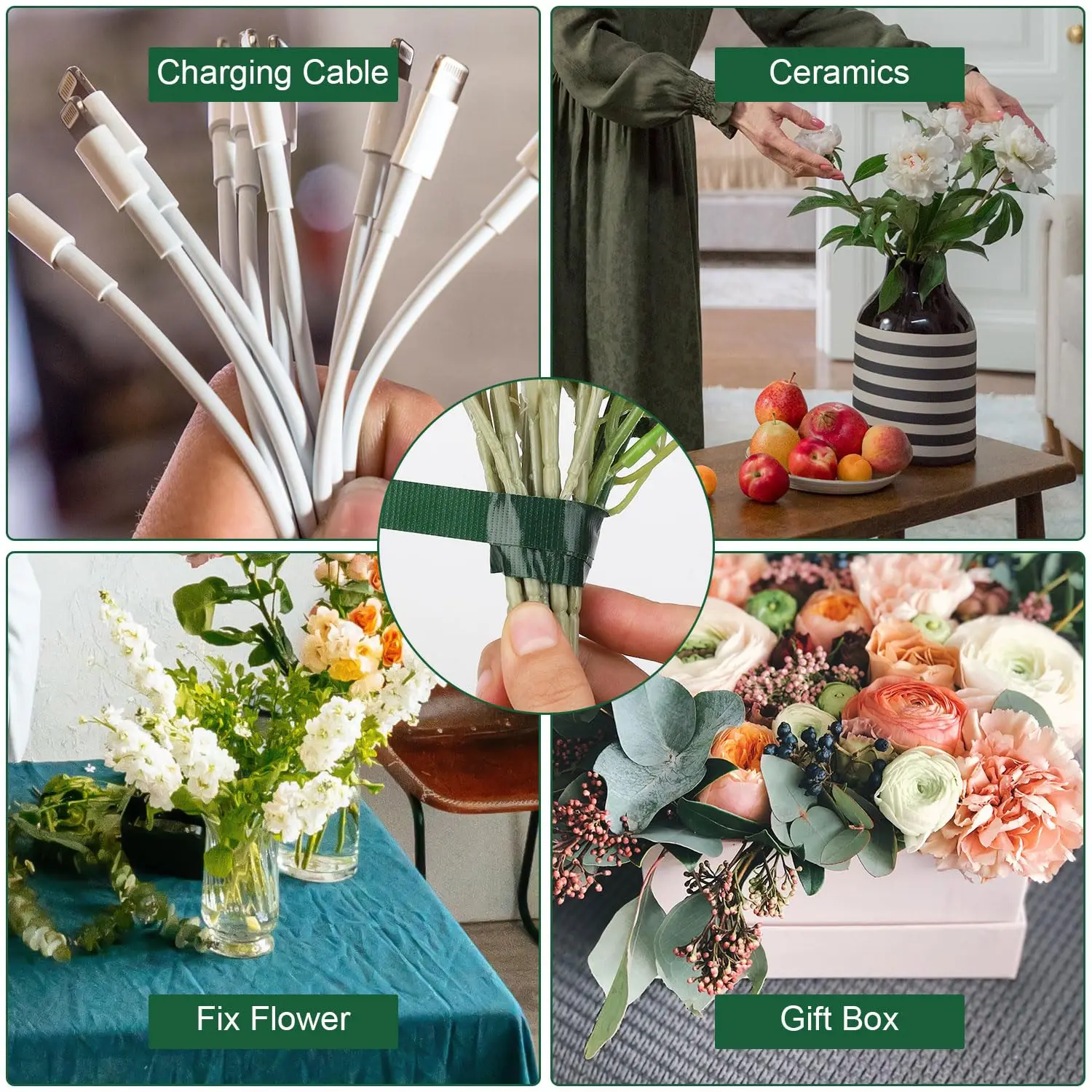 12 ม้วน 15 หลา เทปพันก้านดอกไม - Florist Flower Supply บทวิจารณ์และราคา